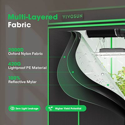 vivosun grow tent Material